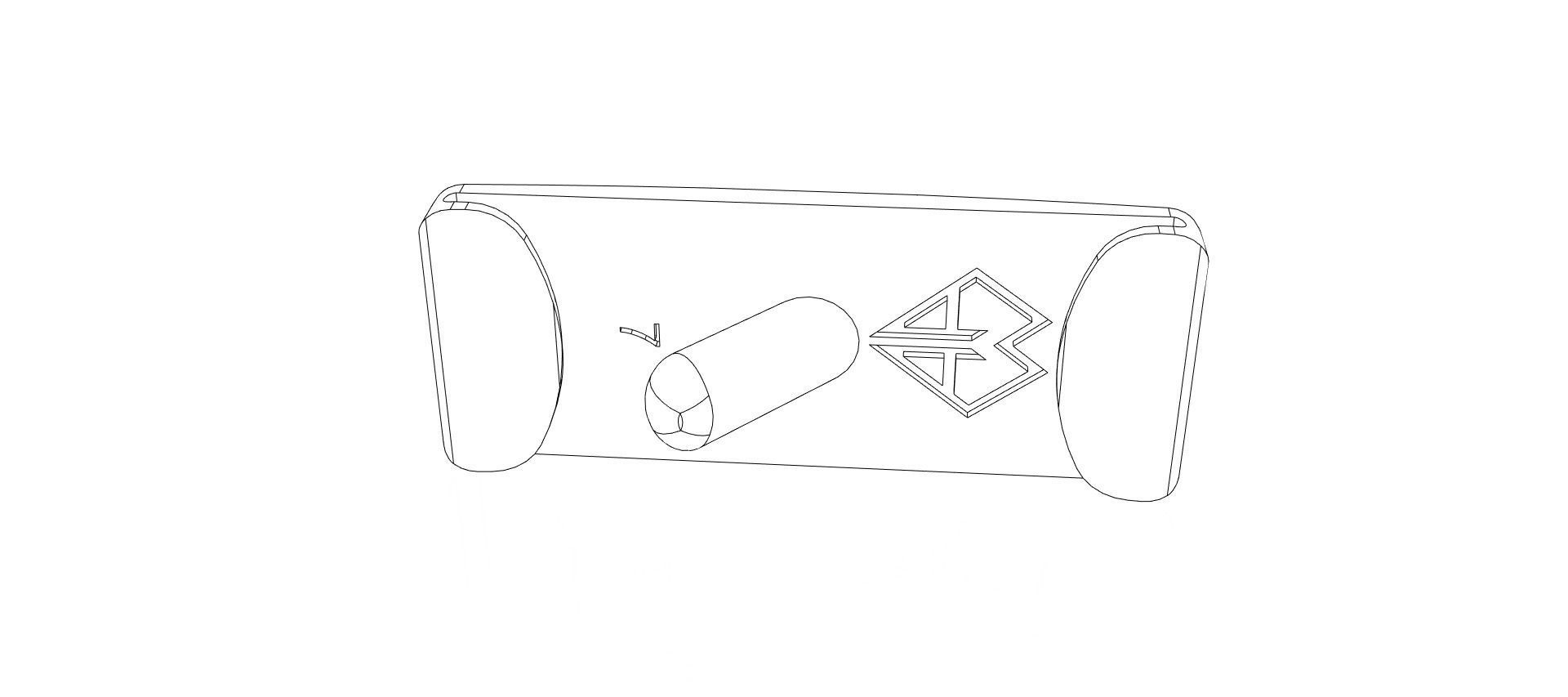 Kunai Set for plate carriers 3D print model_24