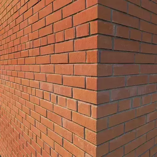Red facing brick 3D model