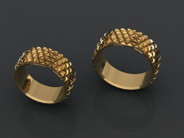 ring set 04 collection1 3D print model_1