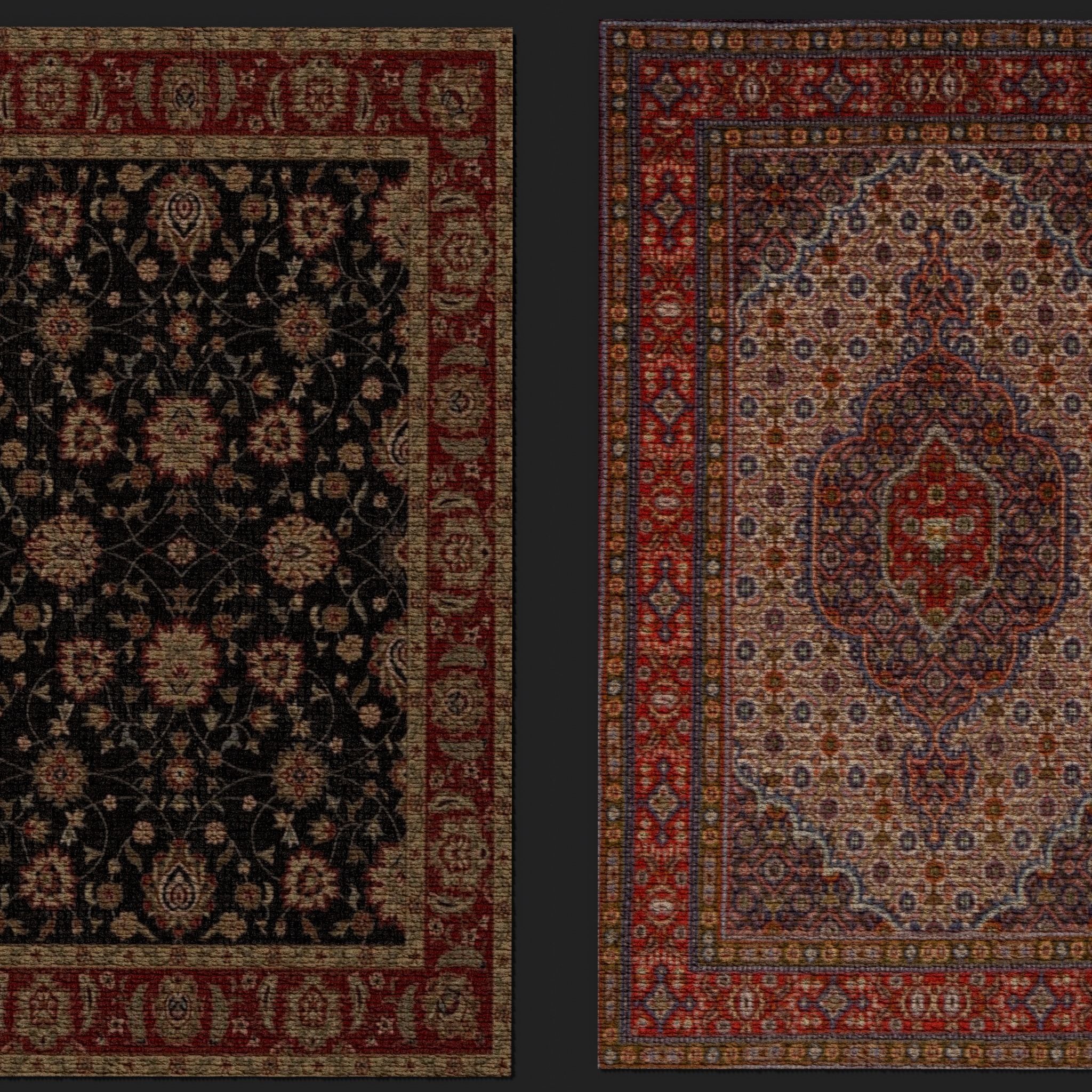 Three Highly Detailed Medieval Tapestry 3D Model Collection_22