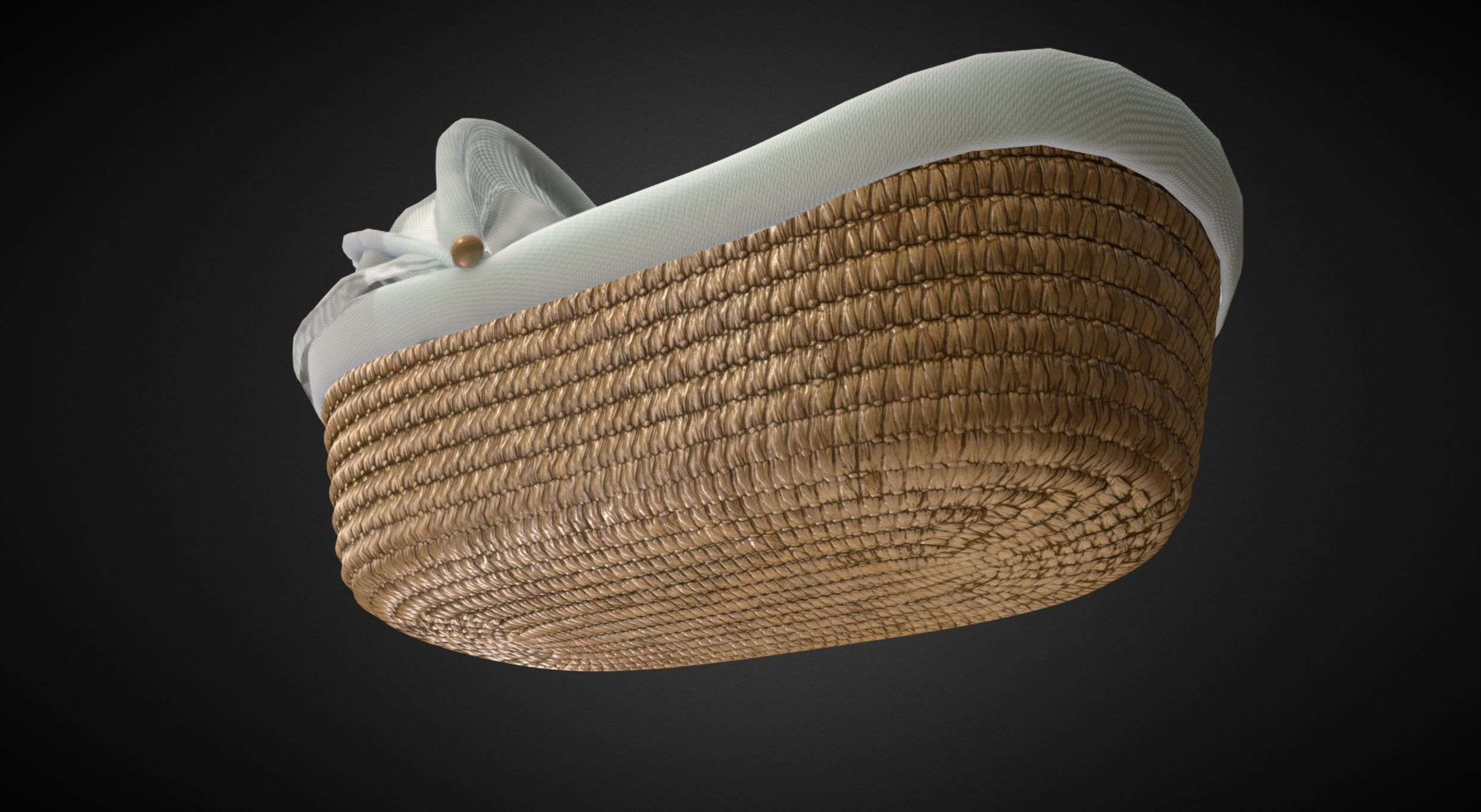 Cradle VR 8k poly  Low-poly 3D model_4