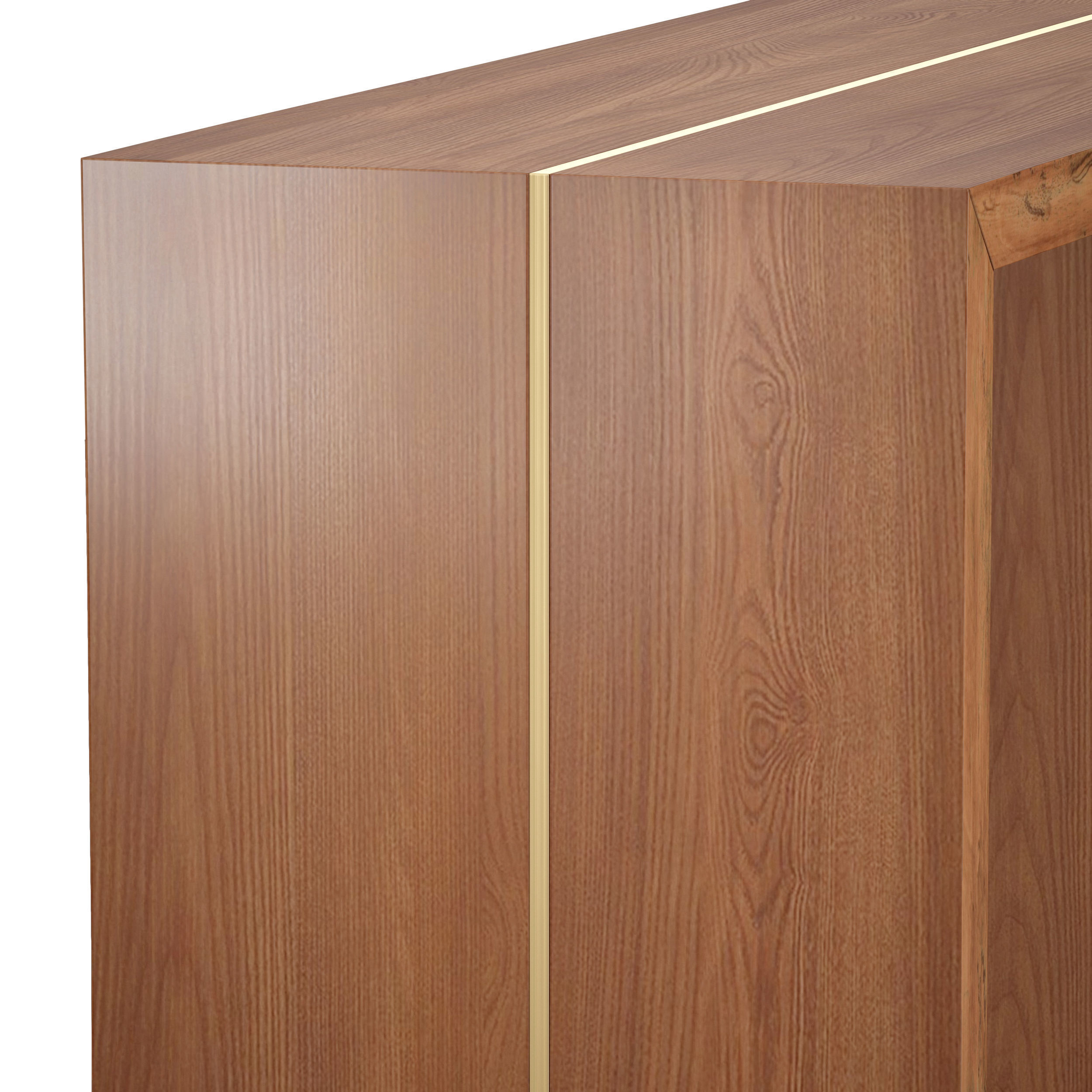 Montana 60x18 Live Edge Console Table Crate and Barrel 3D model_10