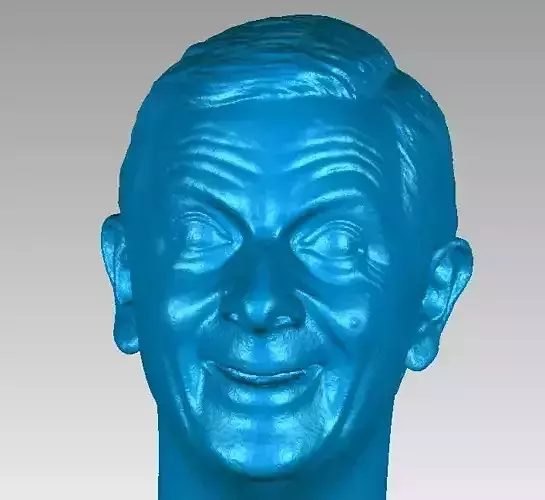 Mr Bean Head 3D Scan 3D print model