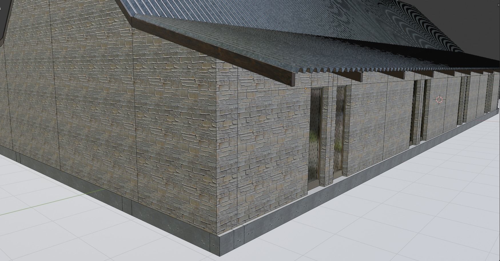 Art Gallery Low-poly 3D model_12