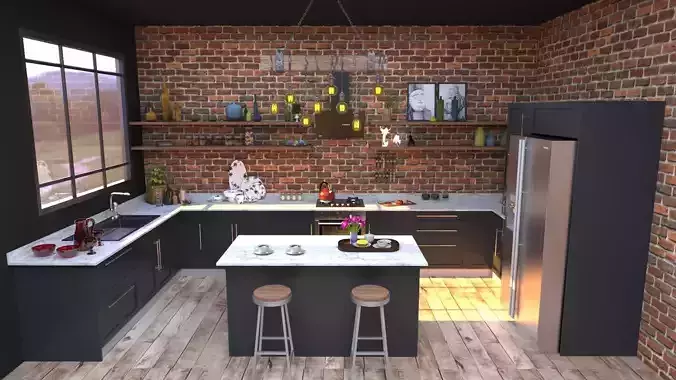 High-Quality 3D Models and renderings 3D model