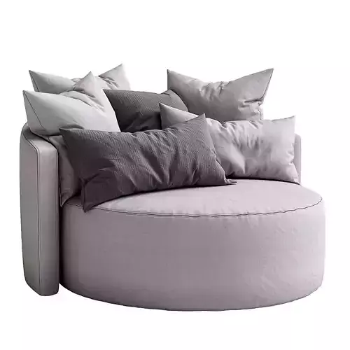 Cosy armchair by Papadatos 3D model