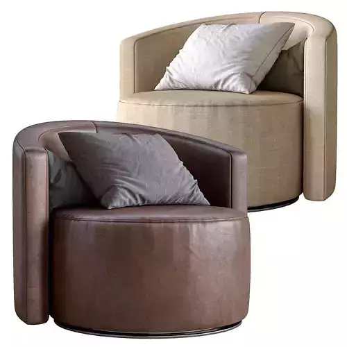 Cosy armchair by Papadatos 3D model