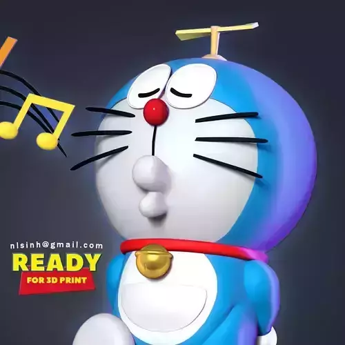 Doraemon statue 3D print model