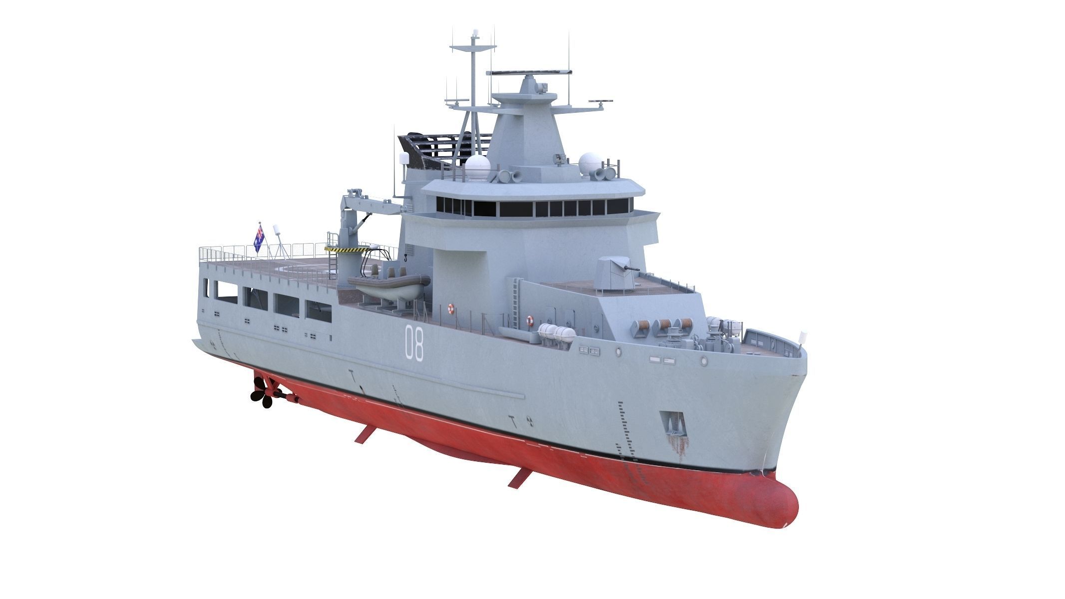 Arafura Class OPV 3D model_4