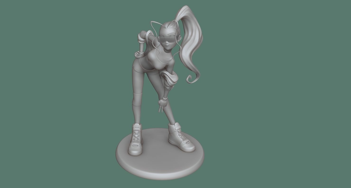 Female sculpt high-poly Download Free 3D model_9