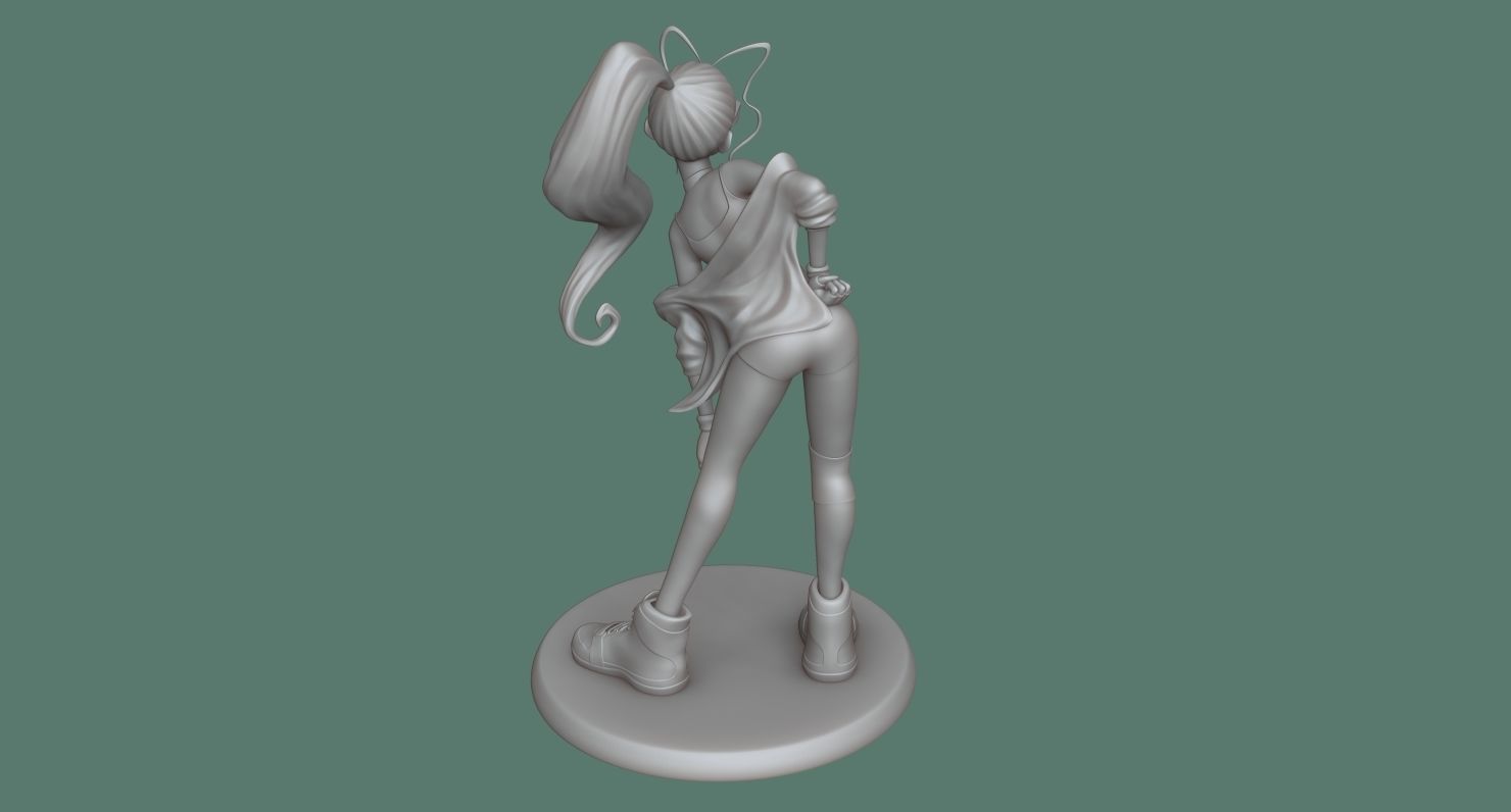 Female sculpt high-poly Download Free 3D model_13