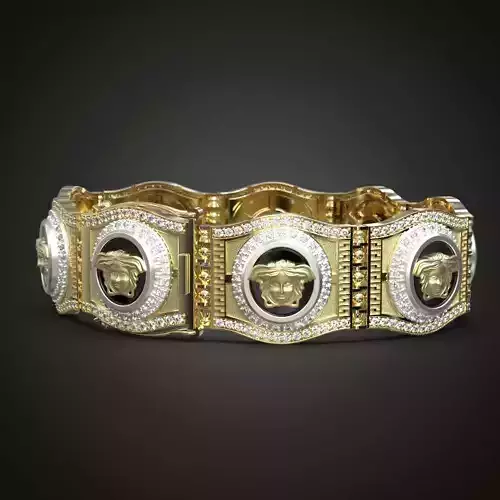 Bracelet Medusa Gorgon Head