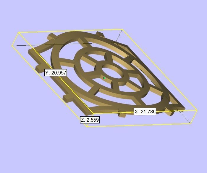 Bracelet Medusa Gorgon Head 3D print model_7