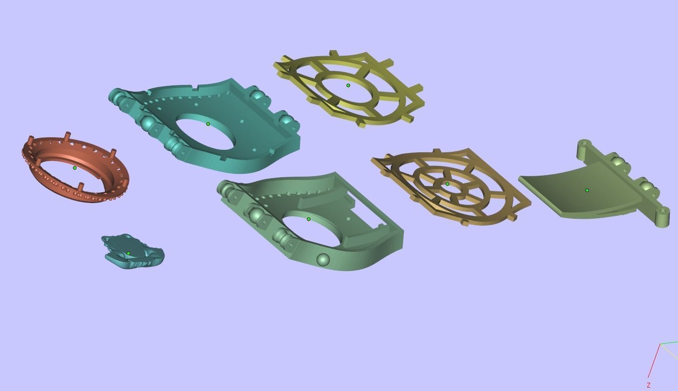 Bracelet Medusa Gorgon Head 3D print model_13