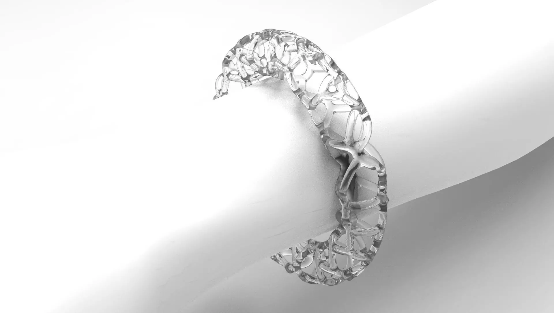 Voronoi Bracelet Free 3D print model