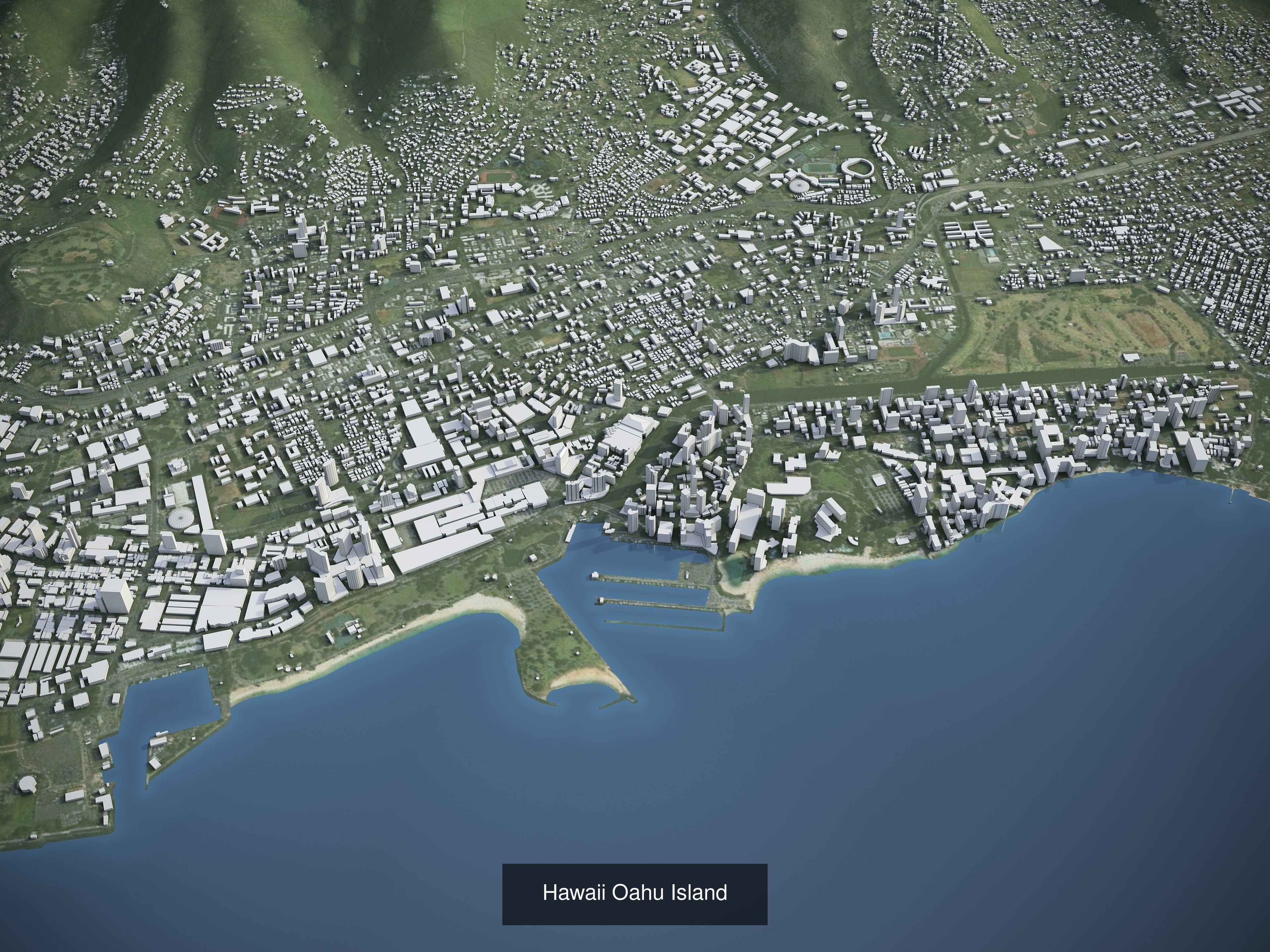 Honolulu 3D Model Collection_19