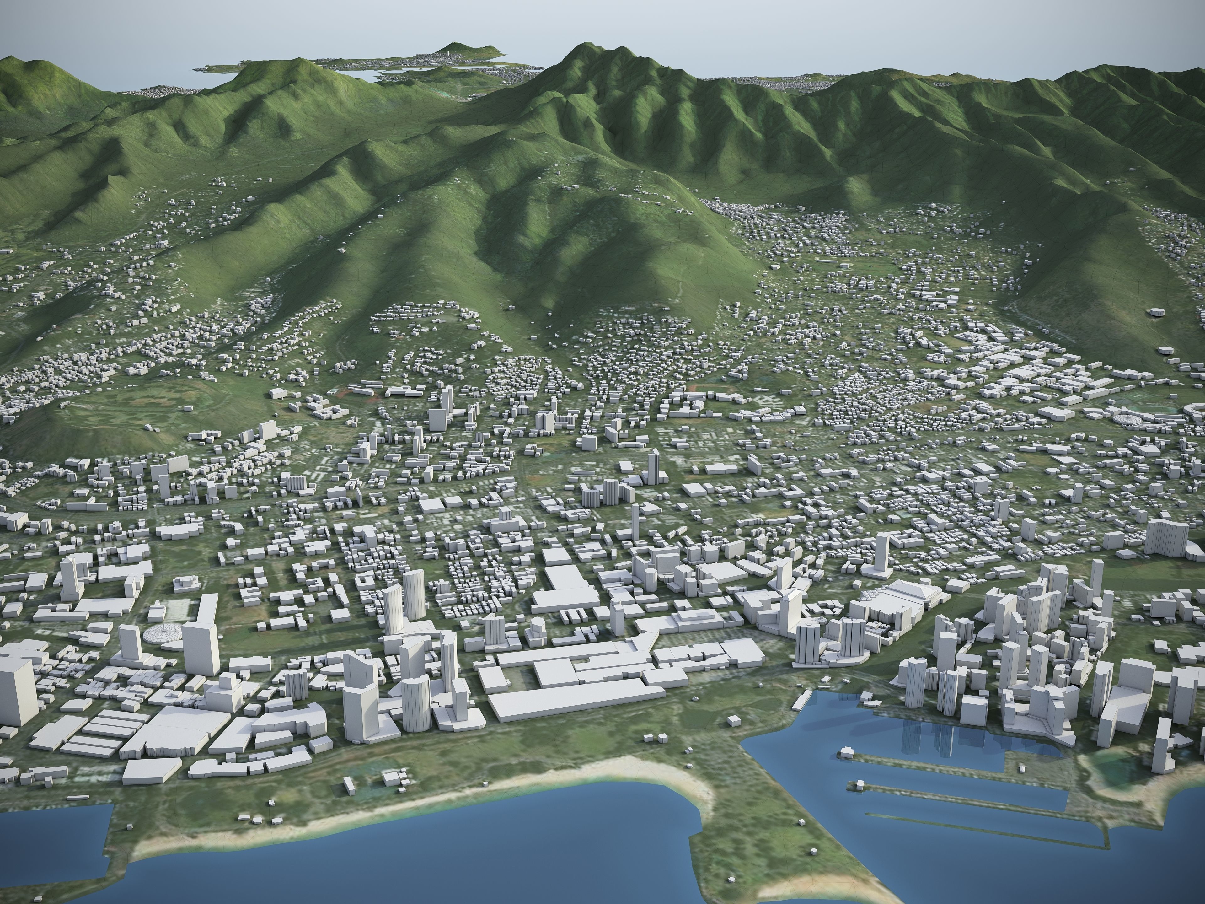 Honolulu 3D Model Collection_25