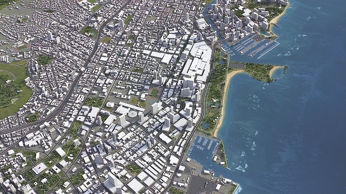 Honolulu 3D Model Pack 4