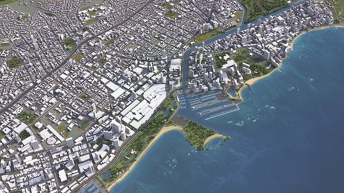 Honolulu 3D Model Pack 5