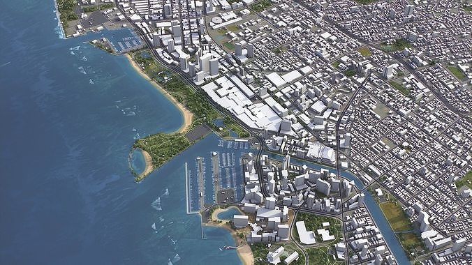 Honolulu 3D Model Pack 2