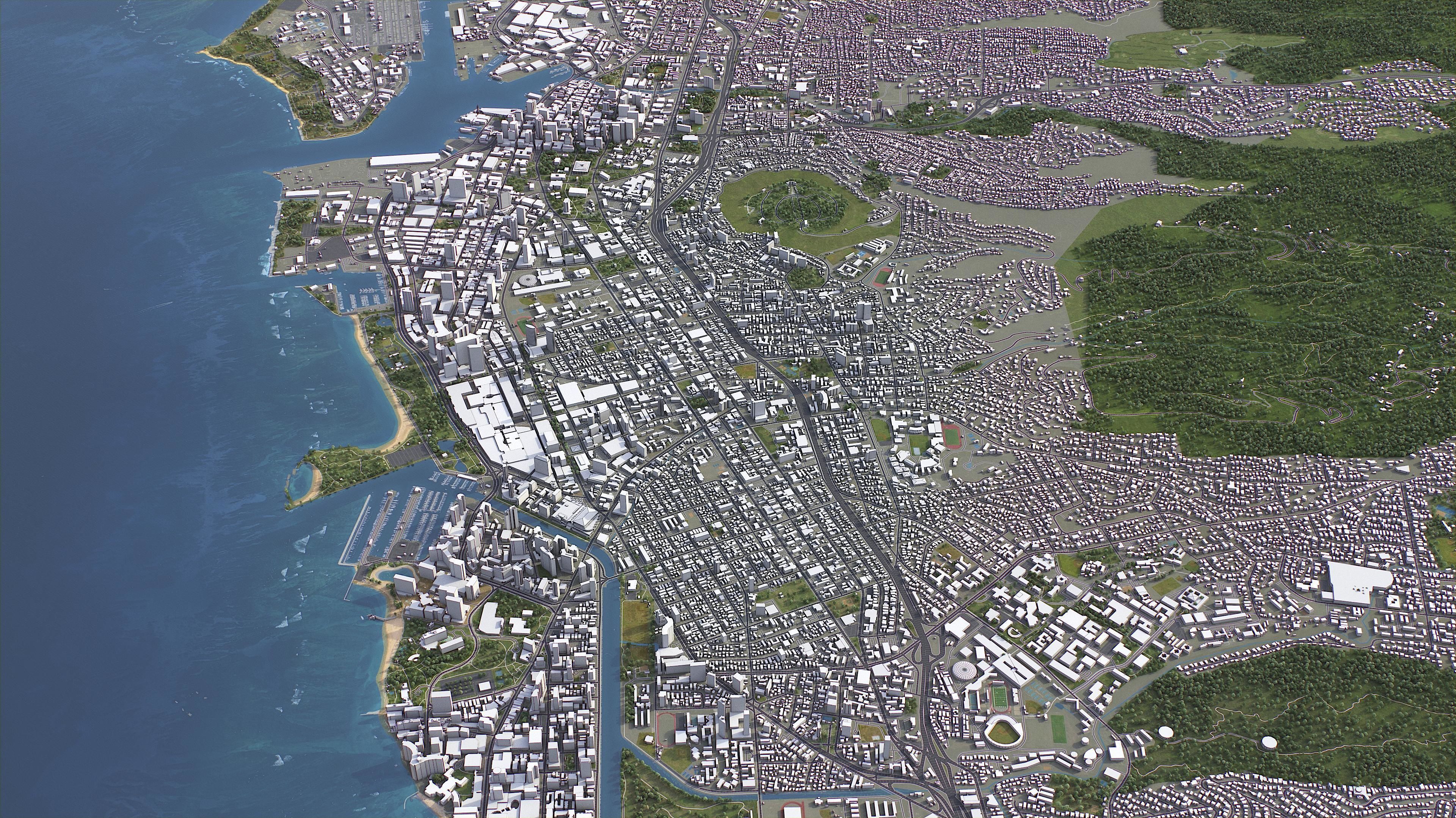 Honolulu 3D Model Collection_14
