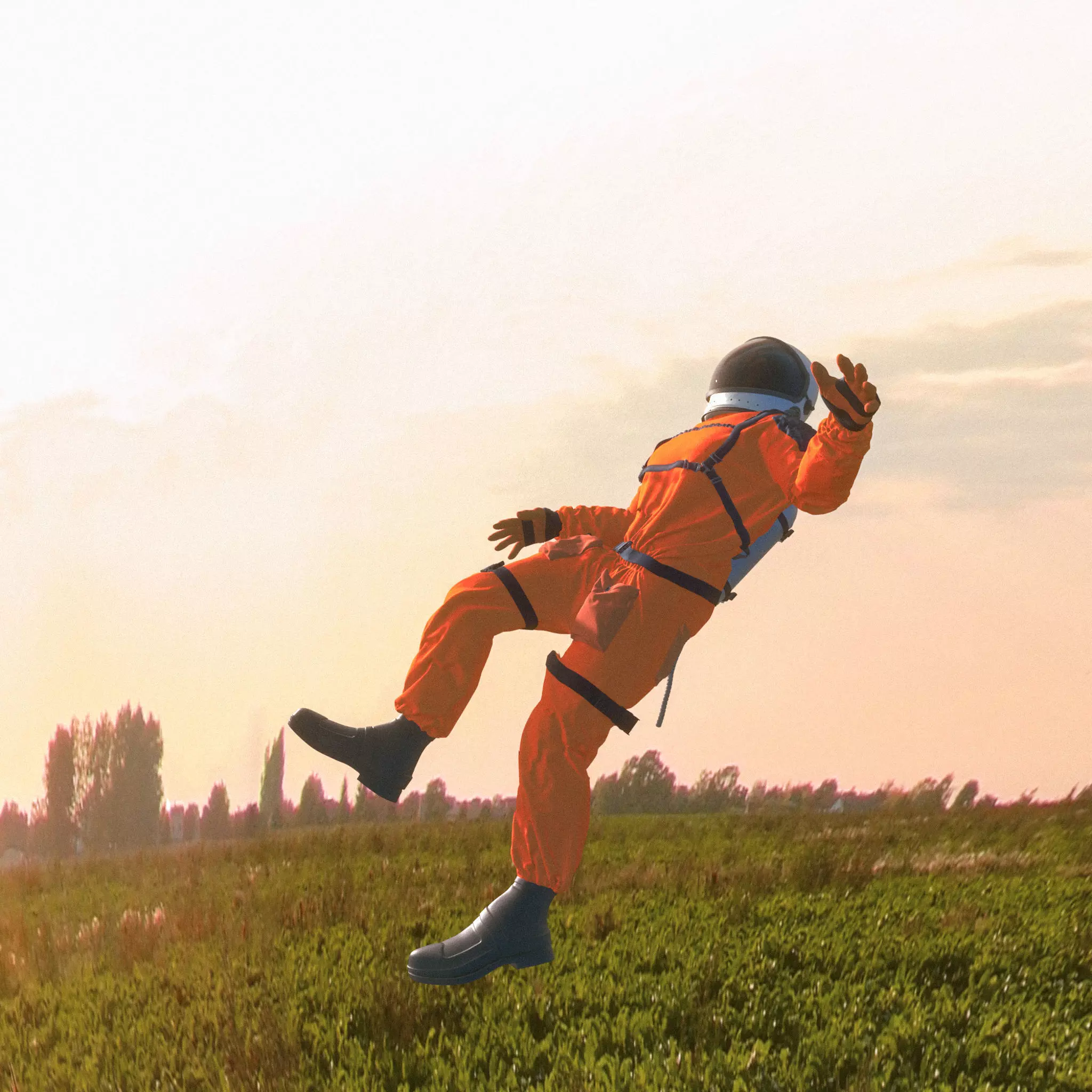 model spaceman astronaut space 3D model_0