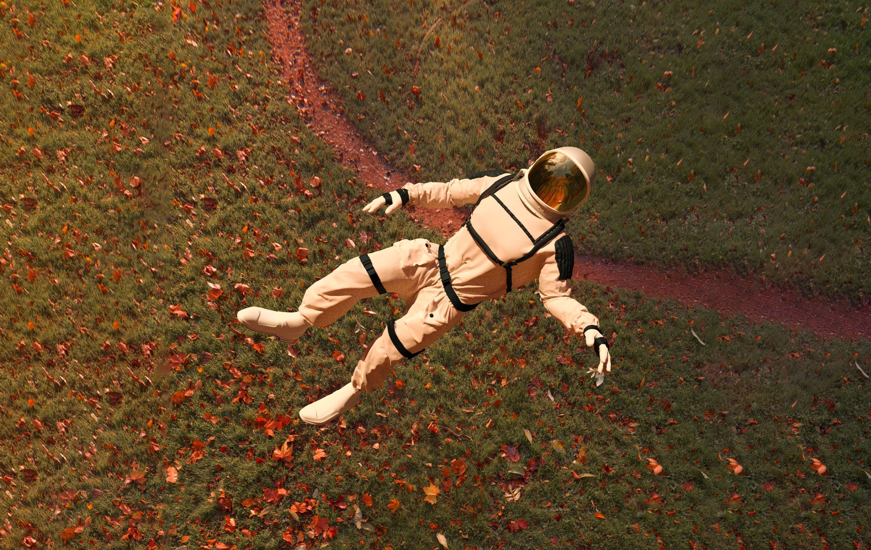 model spaceman astronaut space 3D model_1