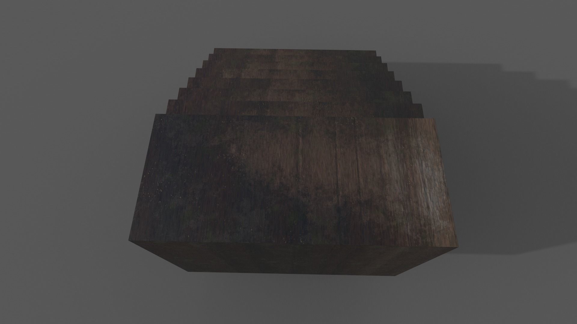 Wood Stairs 3D model_8