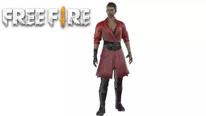 K - KSHMR 3d model - Free Fire 3D Model Download - Blender - OBJ 3D model