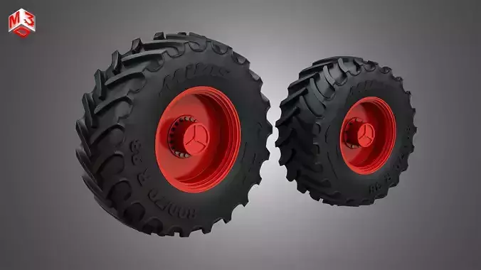 Tractor Tires and  Rims - T07
