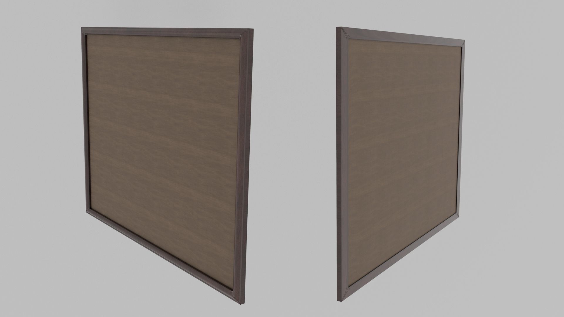 Modern Picture Frame Low-poly 3D model_2