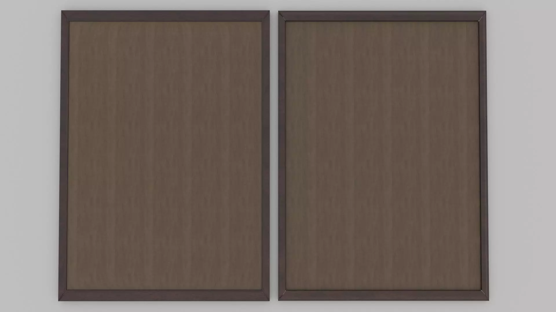 Modern Picture Frame Low-poly 3D model_0