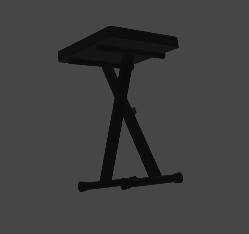Piano Chair 3D model_7