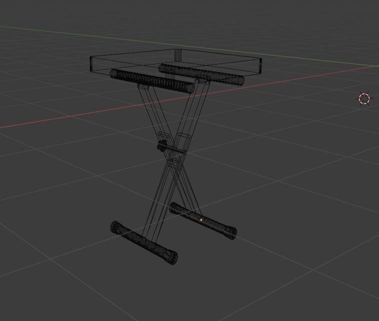 Piano Chair 3D model_9