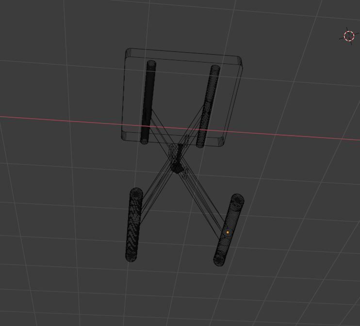 Piano Chair 3D model_8