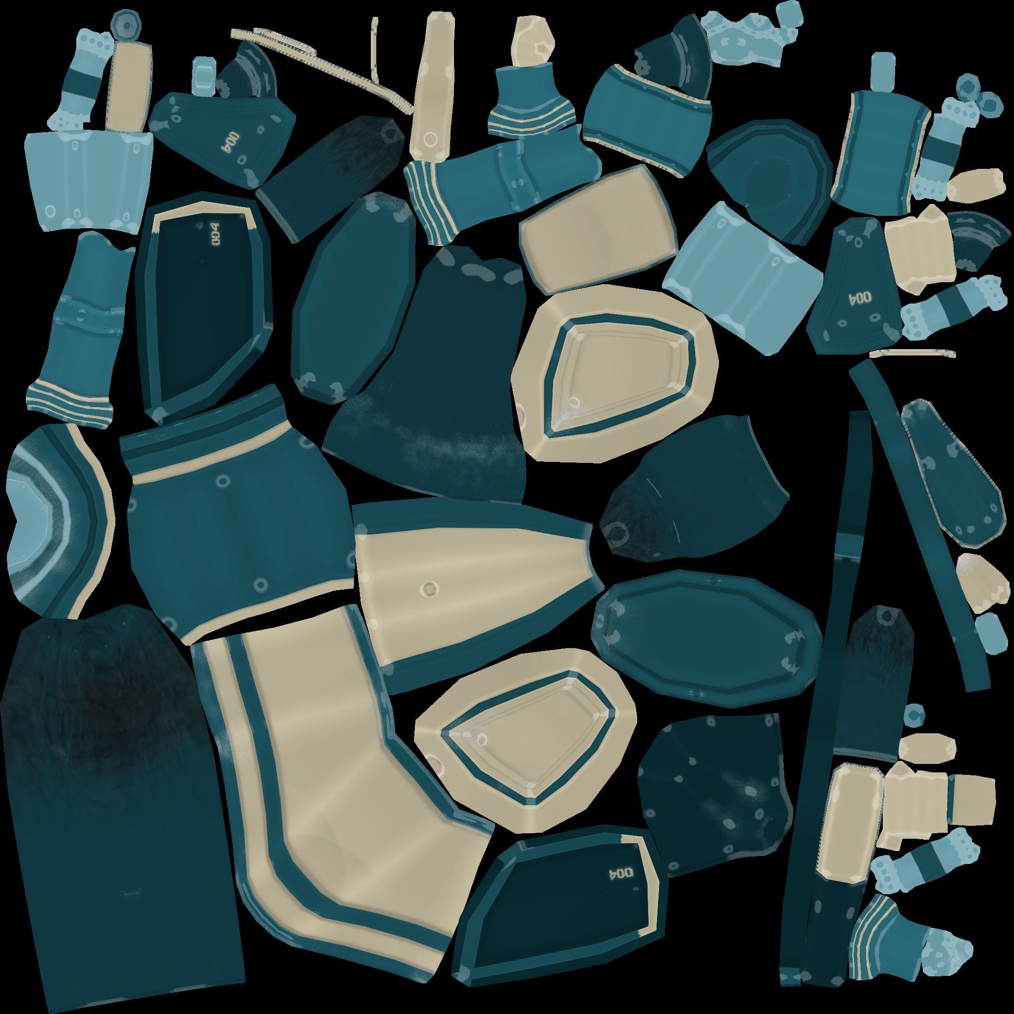 Sci-Fi Gun - Futuristic Weapon - Cartoon Low-poly 3D model_23