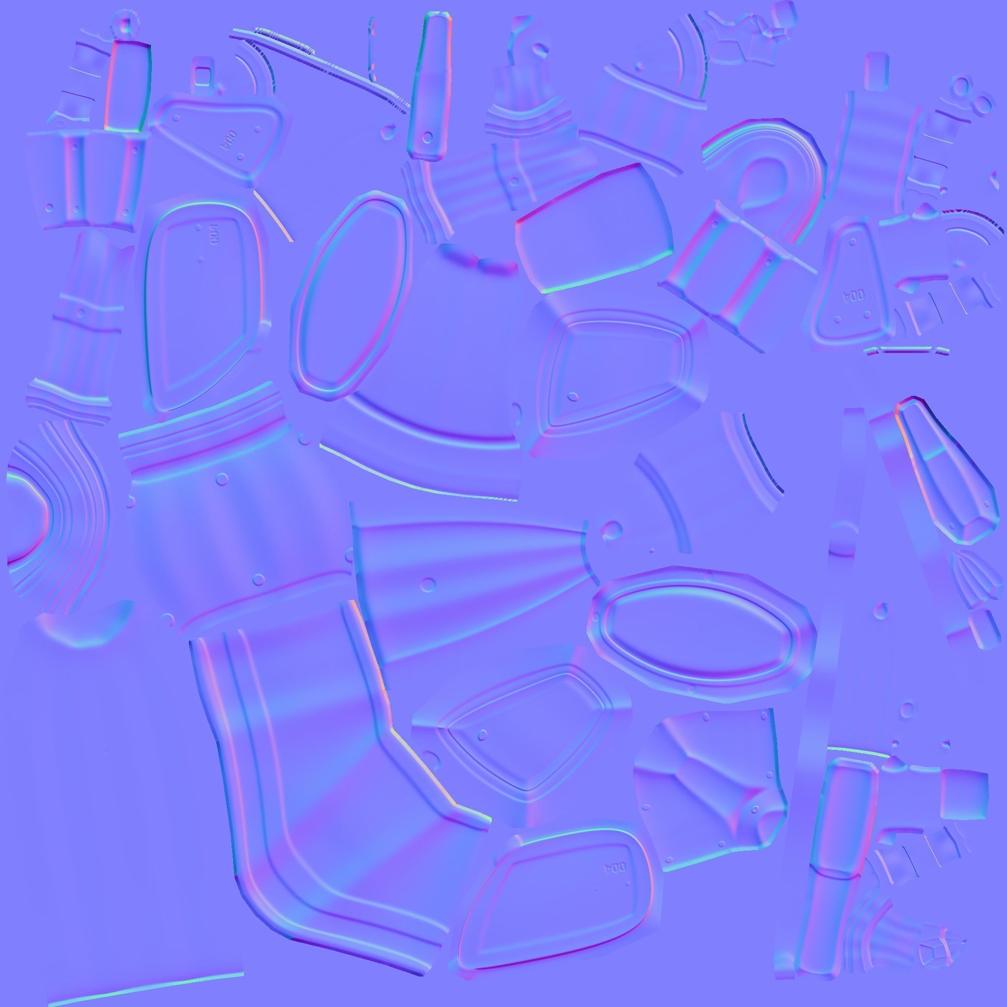 Sci-Fi Gun - Futuristic Weapon - Cartoon Low-poly 3D model_24