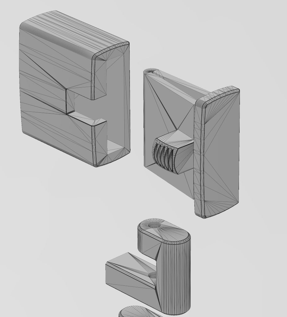 Greek key pattern wristband bracelet and chain  3D print model_23