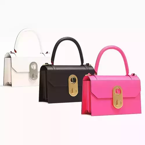 Christian Louboutin Elisa Top Handle Bag Small Low-poly 3D model