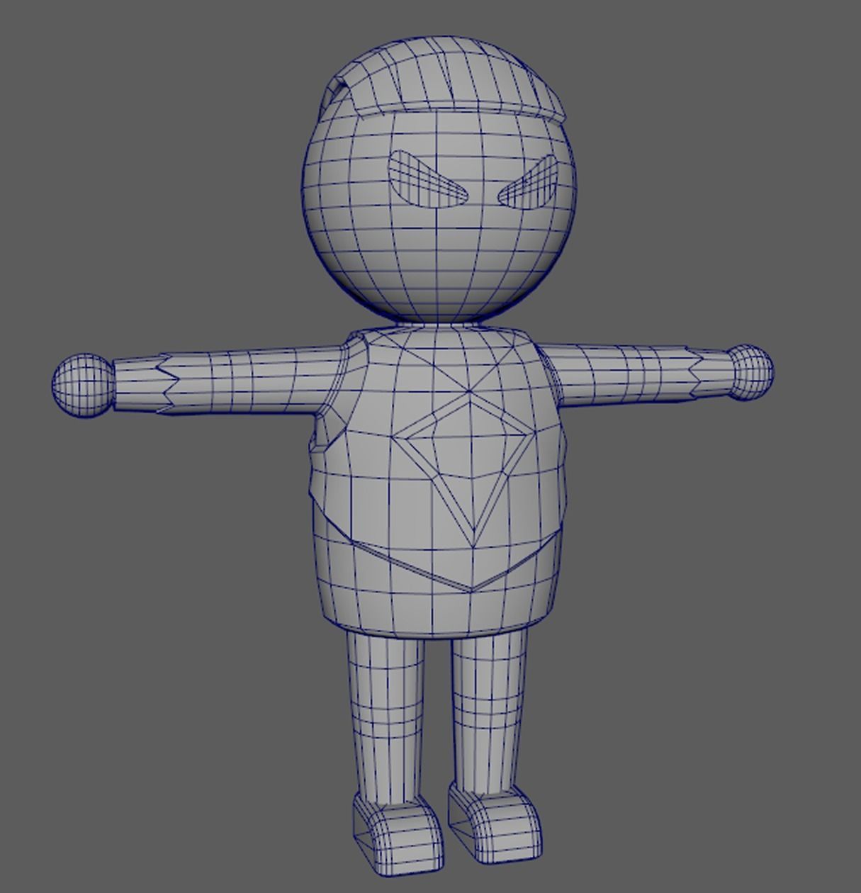 Lowpoly Character Set - 15 Pieces Low-poly 3D model_24