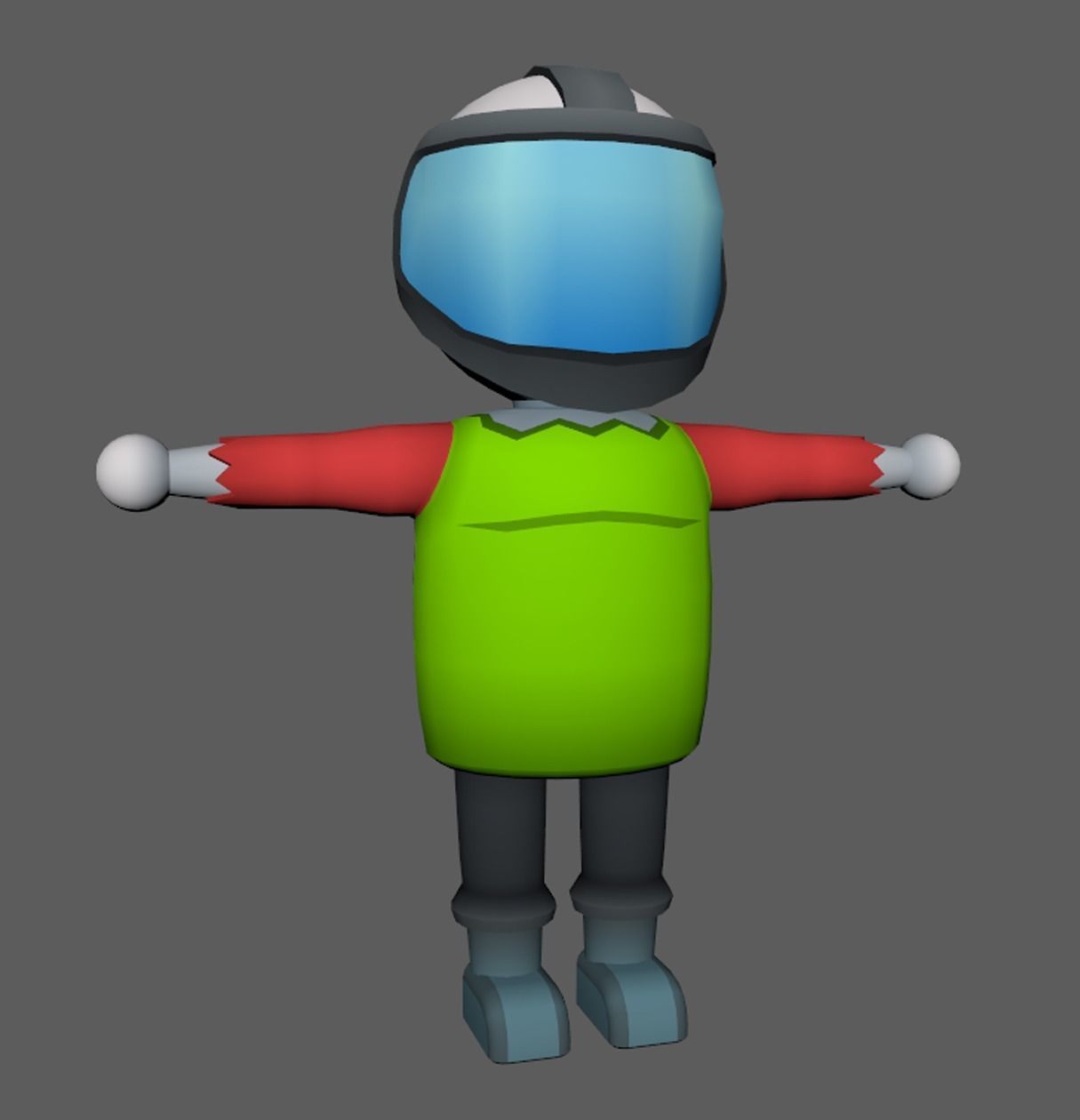 Lowpoly Character Set - 15 Pieces Low-poly 3D model_1