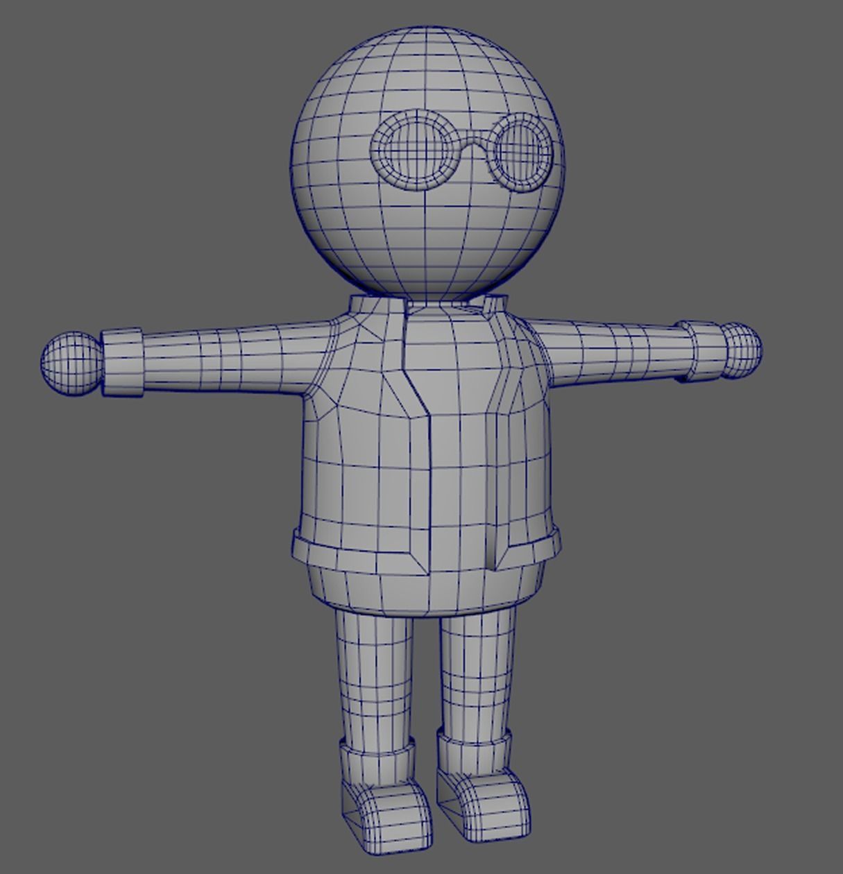 Lowpoly Character Set - 15 Pieces Low-poly 3D model_20