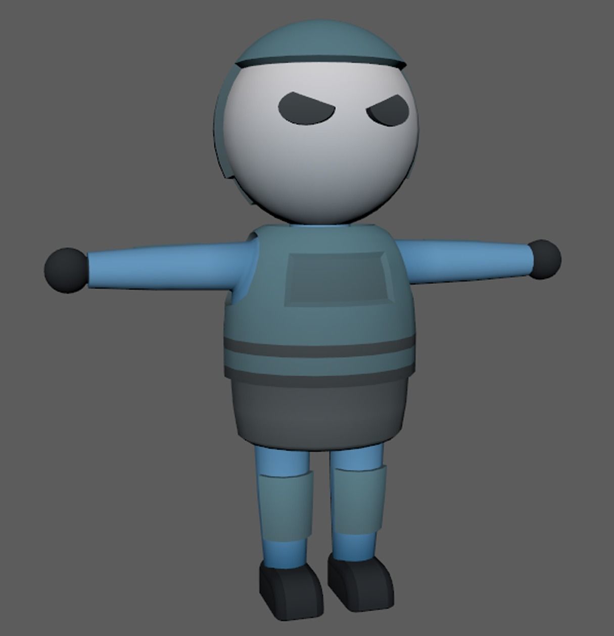 Lowpoly Character Set - 15 Pieces Low-poly 3D model_29