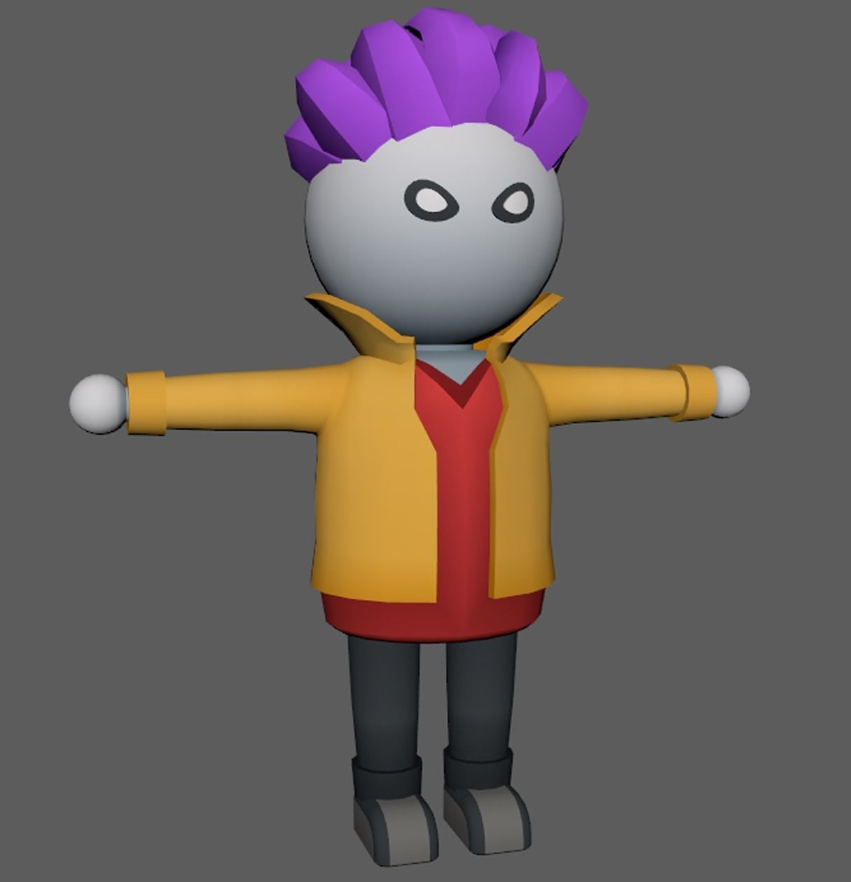 Lowpoly Character Set - 15 Pieces Low-poly 3D model_21