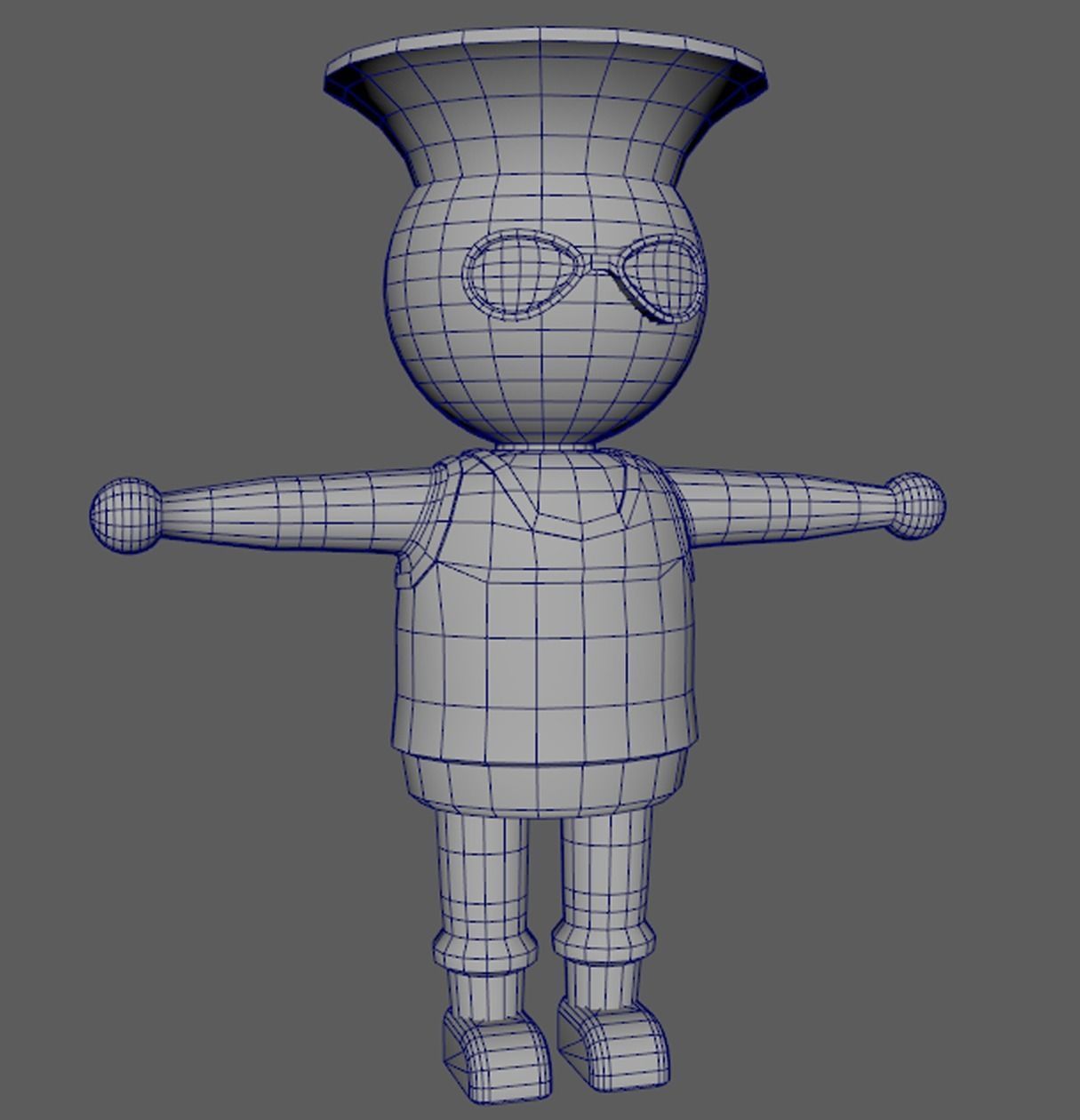 Lowpoly Character Set - 15 Pieces Low-poly 3D model_12