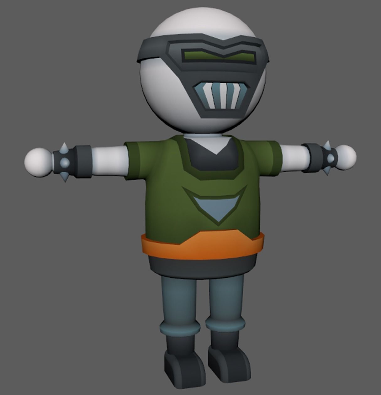 Lowpoly Character Set - 15 Pieces Low-poly 3D model_9