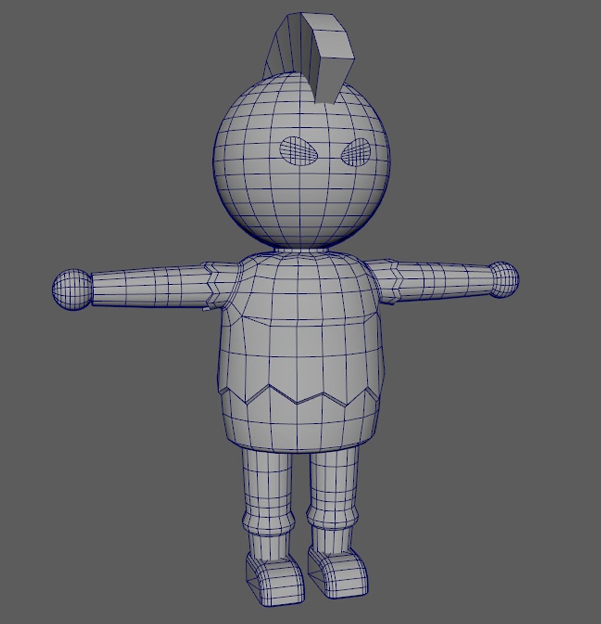 Lowpoly Character Set - 15 Pieces Low-poly 3D model_26