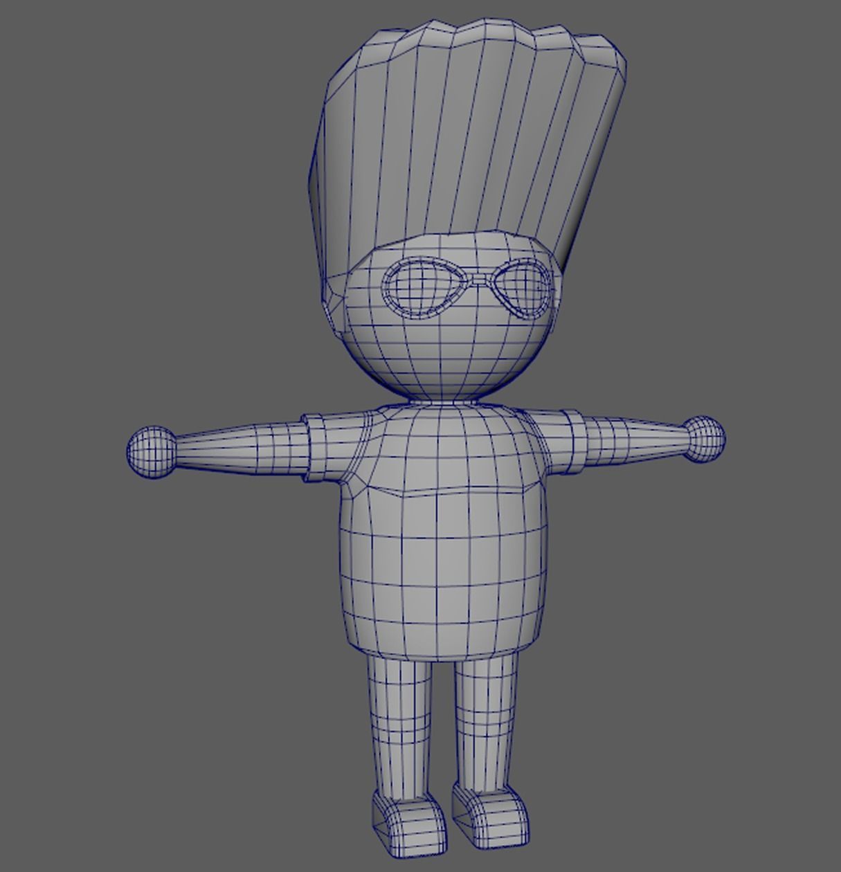 Lowpoly Character Set - 15 Pieces Low-poly 3D model_18