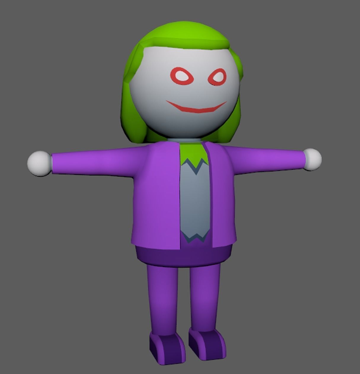 Lowpoly Character Set - 15 Pieces Low-poly 3D model_15