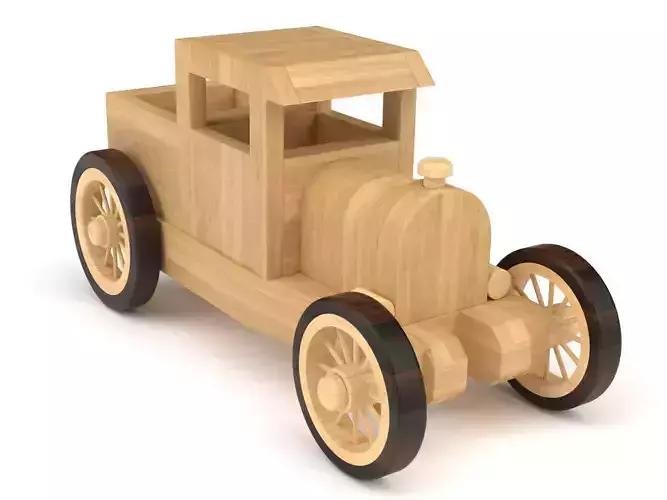Wooden toy car 44